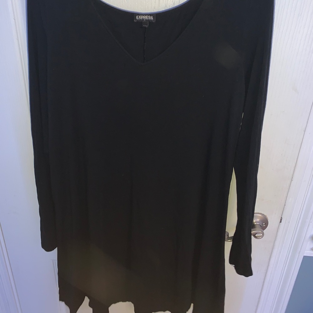 Black Express Midi Dress Size Extra Large